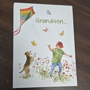 Legacy Publishing Set of 6 Fly a Kite Grandson Birthday Cards